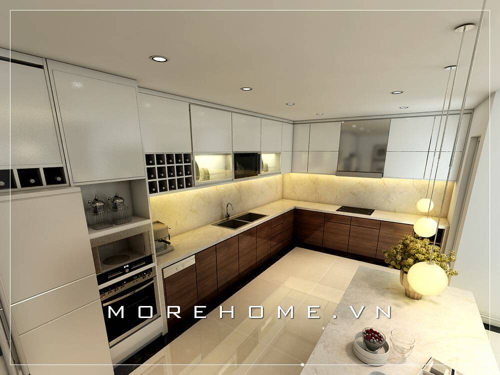 Mẫu phòng bếp đẹp và ấn tượng của MoreHome